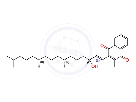 Chemical structure of Vitamin K1 Impurity 1