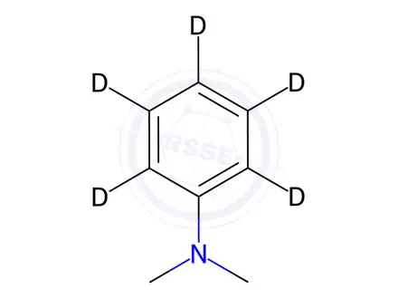 Chemical structure of N,N-Dimethylaniline-2,3,4,5,6-d5