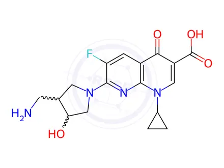 Chemical structure of Gemifloxacin Impurity 1