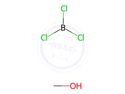 Chemical structure of Boron Trichloride - Methanol Reagent (5-10%) [for Esterification] (1mL×10)