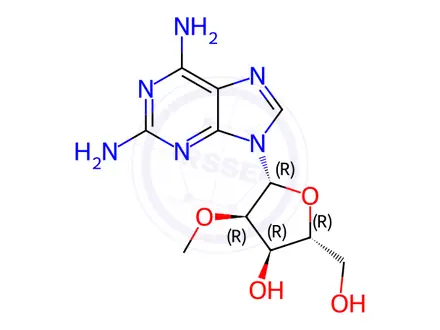 Chemical structure of Adenosine Impurity 29