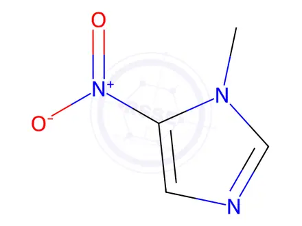 Chemical structure of 1-Methyl-5-nitroimidazole