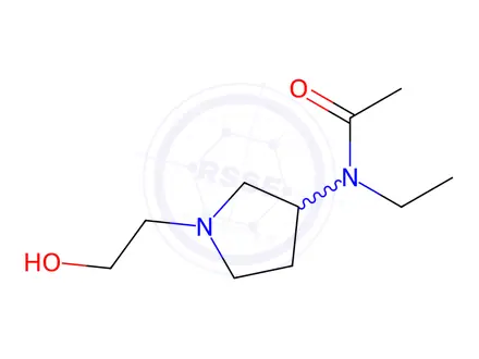 Chemical structure of N-Ethyl-N-(1-(2-hydroxyethyl)pyrrolidin-3-yl)acetamide