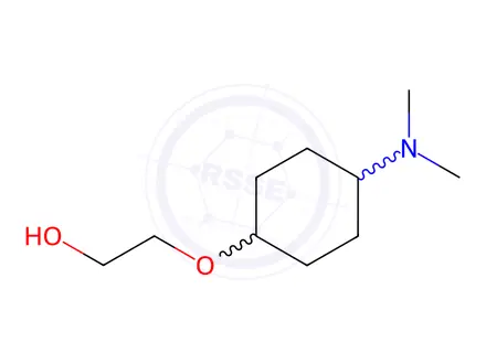 Chemical structure of 2-((4-(Dimethylamino)cyclohexyl)oxy)ethanol