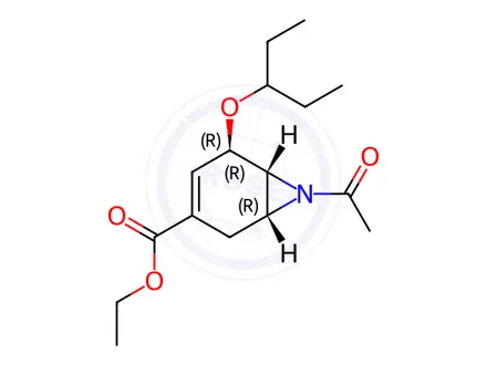 Chemical structure of Oseltamivir Phosphate Impurity 73
