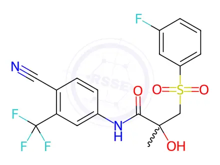 Chemical structure of Bicalutamide Related Compound B