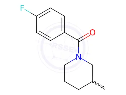 Chemical structure of (4-Fluorophenyl)(3-methylpiperidin-1-yl)methanone
