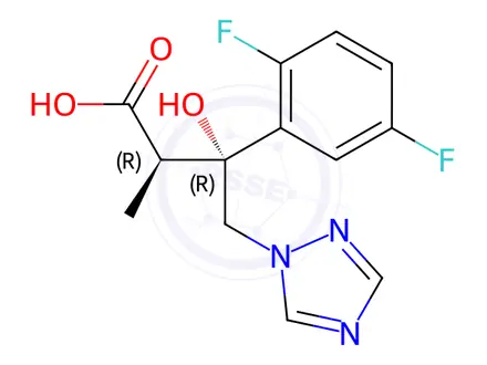 Chemical structure of Isavuconazole Impurity 63