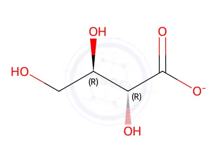 Chemical structure of Threonic Acid Impurity 7 Potassium Salt