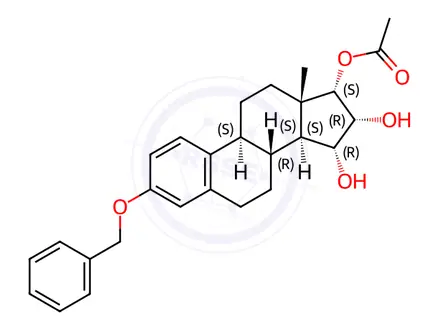 Chemical structure of Estetrol Impurity 2