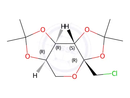 Chemical structure of Topiramate Impurity 8