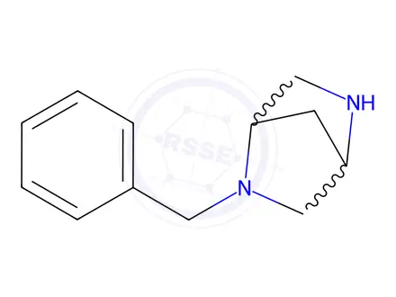 Chemical structure of (1R,4R)-5-(PHENYLMETHYL)-2,5-DIAZABICYCLO[2.2.1]HEPTANE DIHYDROBROMIDE