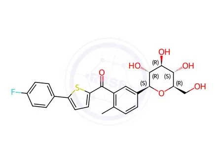 Chemical structure of Canagliflozin Impurity 25
