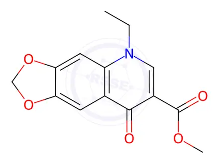 Chemical structure of Oxolinic Acid Impurity 4 (Oxolinic Acid Methyl Ester)