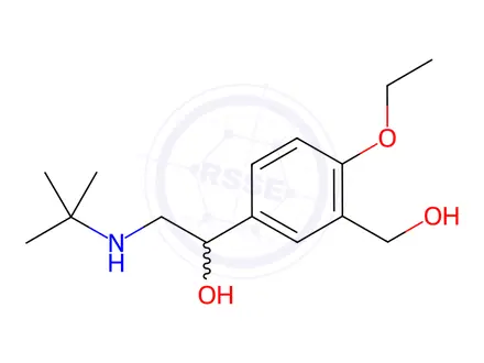 Chemical structure of Albuterol Impurity O