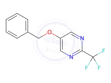 Chemical structure of 5-(Benzyloxy)-2-(trifluoromethyl)pyrimidine