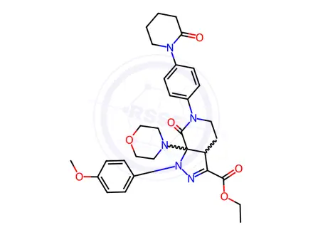 Chemical structure of Apixaban Impurity 31