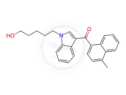 Chemical structure of JWH-122 5-Hydroxypentyl