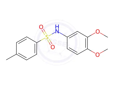 Chemical structure of N-(3,4-Dimethoxyphenyl)-4-methylbenzenesulfonamide