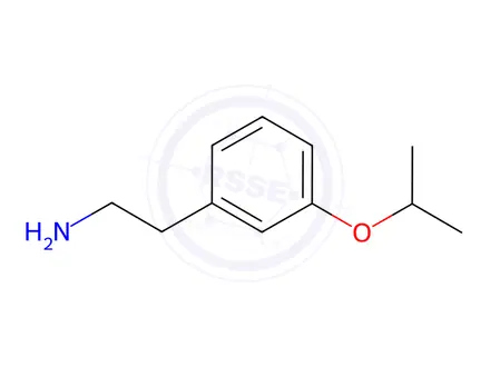Chemical structure of 2-(3-isopropoxyphenyl)-1-ethanamine