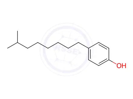 Chemical structure of 4-Nonylphenol branched
