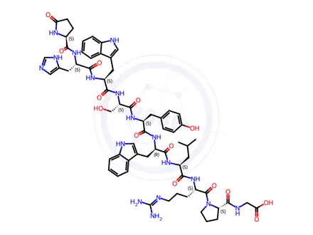 Chemical structure of Triptorelin USP Related Compound C