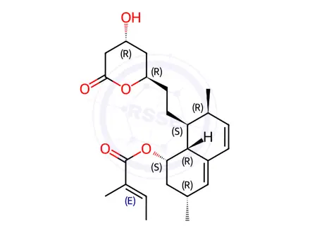Chemical structure of Lovastatin EP Impurity F
