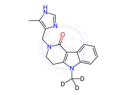 Chemical structure of Alosetron-d3 Hydrochloride