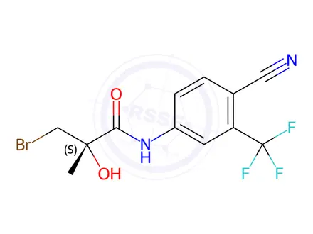 Chemical structure of Enobosarm Impurity 4