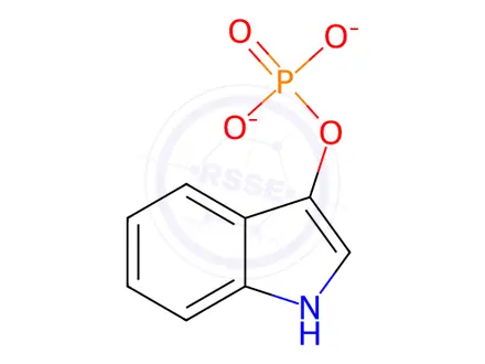 Chemical structure of 3-Indoxyl Phosphate Di-Sodium Salt