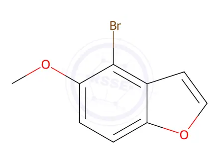 Chemical structure of 4-bromo-5-methoxy-benzofuran