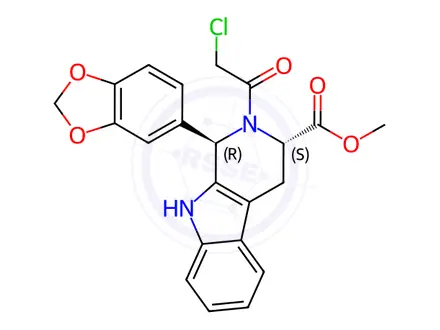 Chemical structure of Tadalafil impurity J