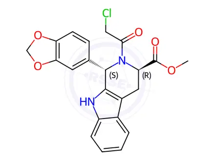 Chemical structure of Tadalafil impurity L