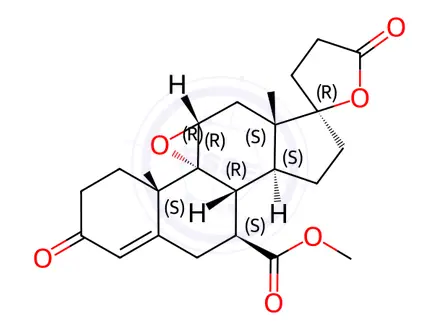 Chemical structure of Eplerenone EP Impurity E