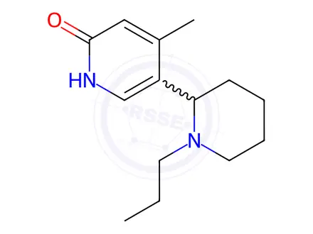 Chemical structure of 4-Methyl-5-(1-propylpiperidin-2-yl)pyridin-2(1H)-one