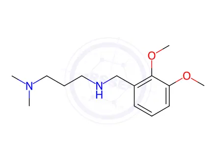 Chemical structure of N'-(2,3-Dimethoxybenzyl)-N,N-dimethylpropane-1,3-diamine Dihydrochloride
