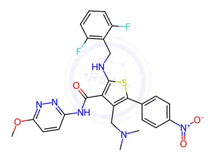 Chemical structure of Relugolix Impurity 13