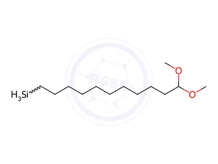 Chemical structure of Silane, (11,11-dimethoxyundecyl)-