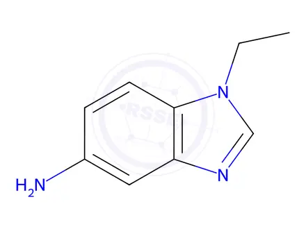 Chemical structure of 1-Ethyl-1H-benzoimidazol-5-ylamine Dihydrochloride