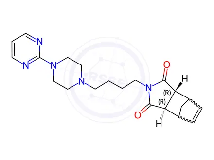 Chemical structure of Tandospirone Impurity 2