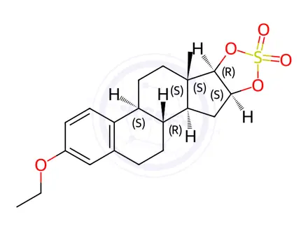 Chemical structure of Estriol Impurity 9