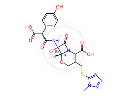 Chemical structure of Latamoxef Impurity 52