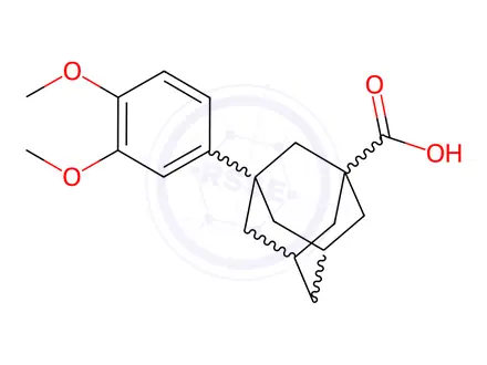 Chemical structure of Adamantane Impurity 48
