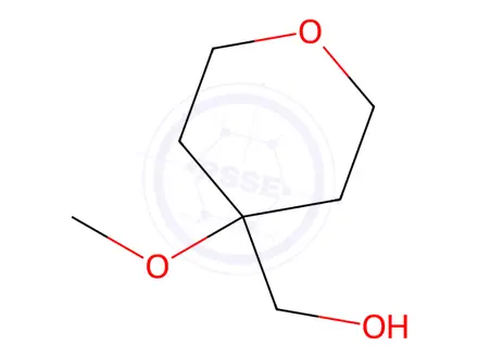 Chemical structure of (4-methoxyoxan-4-yl)methanol