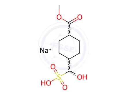 Chemical structure of sodiumhydroxy((1r,4r)-4-(methoxycarbonyl)cyclohexyl)methanesulfonate