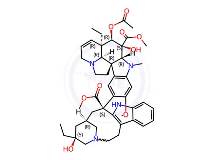 Chemical structure of Vinorelbine Impurity 3