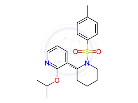 Chemical structure of 2-Isopropoxy-3-(1-tosylpiperidin-2-yl)pyridine