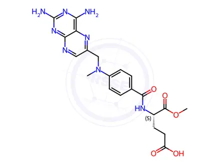 Chemical structure of Methotrexate EP Impurity I