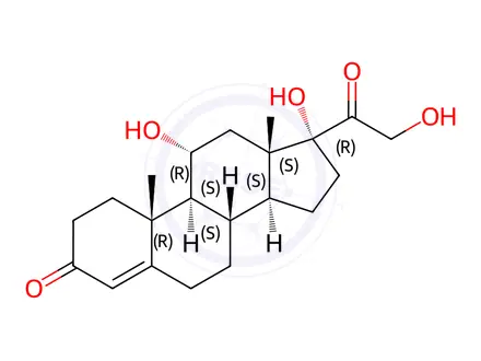 Chemical structure of Hydrocortisone EP Impurity M