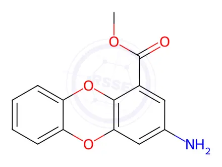 Chemical structure of Methyl 3-aminodibenzo[b,e][1,4]dioxine-1-carboxylate